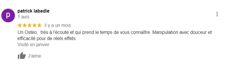 avis ostéopathe doux nice